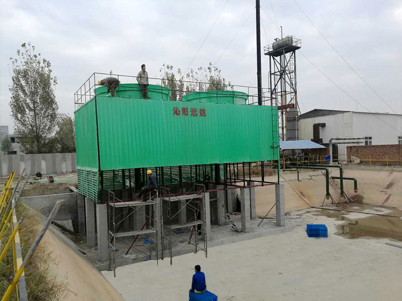 濮阳是盛鑫化工有限公司的工业10002的逆流式冷却塔